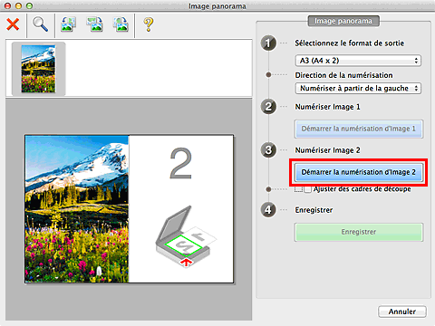 figure : fenêtre Image panorama